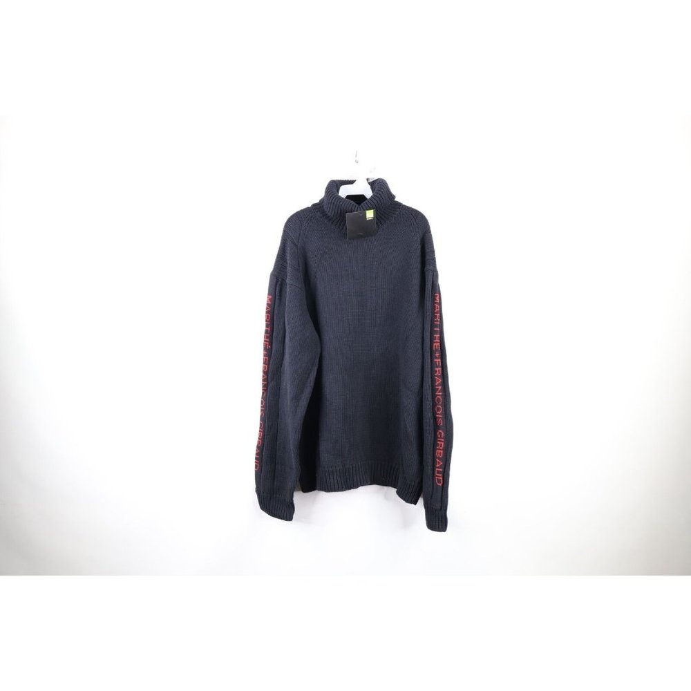 NOS Vintage 90s Marithe Francois Girbaud Mens 2XL Heavyweight Turtleneck Sweater